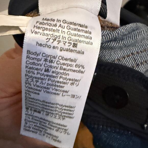 J.Crew 29 Maternity Panel Skinny Jeans Blue Denim Stretch Reimagined Pregnancy - Picture 7 of 9